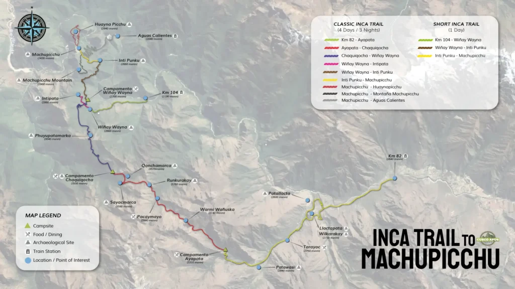 Inca Trail Map
