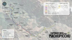 Mapa da Trilha Inca
